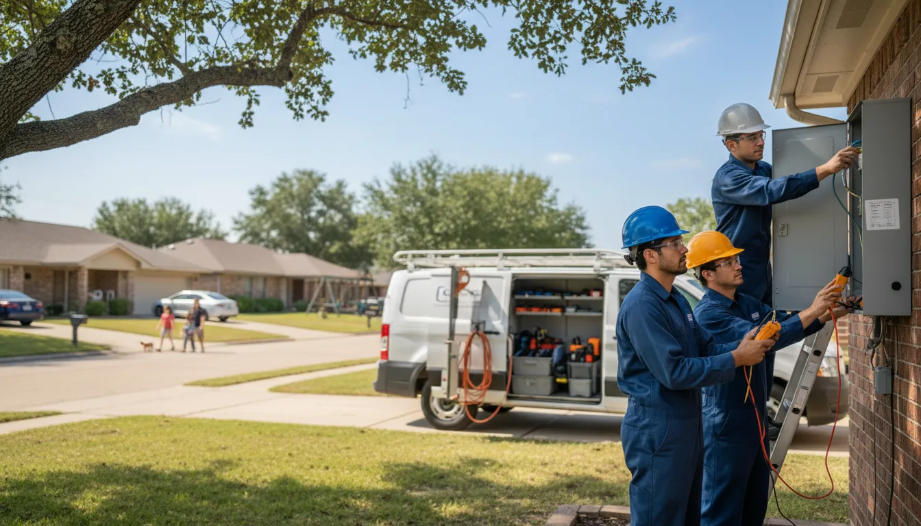 Certified electrician providing emergency electrical services in Hannah, ND